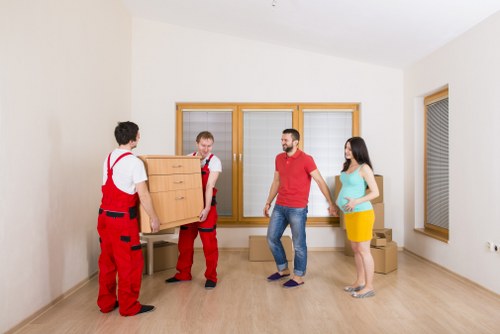 Satisfied customer during a successful move