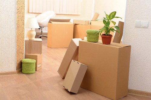 Packing and unloading by a Man with a Van in London